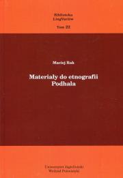 Okładka książki Materiały do etnografii Podhala Tom 22