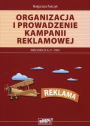 Materiały ed. do kw. A.27. Organizacja...T.1. Autor: Małgorzata Pańczyk. Dadada.pl Okładka książki Materiały ed. do kw. A.27. Organizacja...T.1