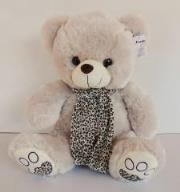 Opakowanie Miś Ronald z szalem 40 cm, 2 kolory