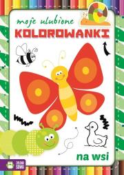 Okładka książki Moje ulubione kolorowanki Na wsi