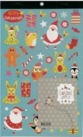 Opakowanie Naklejki Boże Narodzenie CHRISTMAS JOY