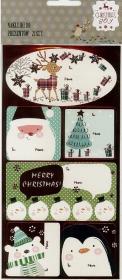 Opakowanie Naklejki do przezentów CHRISTMAS JOY