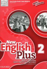 Okładka książki New English Plus 2 Materiały ćwiczeniowe &Online Practice PK
