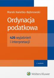 Ordynacja podatkowa. Autor: Kwietko-Bębnowski Marek. Dadada.pl Okładka książki Ordynacja podatkowa