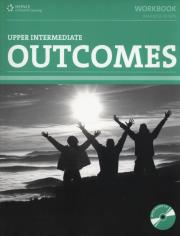 Outcomes Upper-Intermediate Workbook with key +CD. Autor: Maris Amanda. Dadada.pl Okładka książki Outcomes Upper-Intermediate Workbook with key +CD