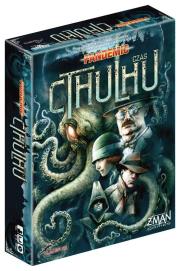 Pandemic Czas Cthulhu. Autor: Leacock Matt, Chuck D. Yager. Dadada.pl Okładka książki Pandemic Czas Cthulhu
