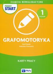 Okładka książki Pewny start Zajęcia rewalidacyjne Grafomotoryka Karty pracy Poziom 1