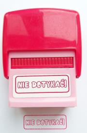 Opakowanie Pieczątka Nie Dotykać!