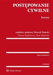 Okładka książki Postępowanie cywilne Kazusy