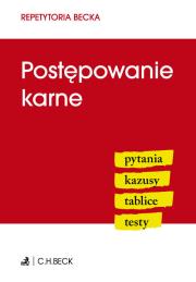 Postępowanie karne. Autor: Jagiełłowicz Łukasz, Wiśniewski Łukasz. Dadada.pl Okładka książki Postępowanie karne