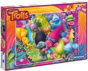 Puzzle 100 Maxi Trolls. Autor: Trolls. Dadada.pl Okładka książki Puzzle 100 Maxi Trolls