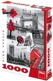 Opakowanie Puzzle 1000 Londyn kolaż DINO