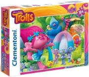 Puzzle 104 Maxi Trolls. Autor: Trolls. Dadada.pl Okładka książki Puzzle 104 Maxi Trolls