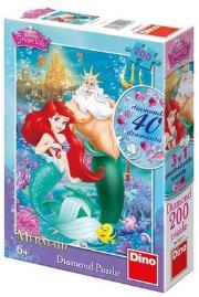 Okładka książki Puzzle 200 Diamond Arielka DINO