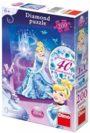 Okładka książki Puzzle 200 Diamond Kopciuszek DINO