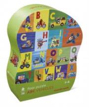Opakowanie Puzzle 36 el. - Alfabet pojazdów