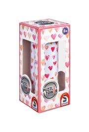 Opakowanie Puzzle Magnetyczna wieża 3D Serca