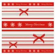 Opakowanie Serwetki 33/3/20 Paski/Kokardki czerwone