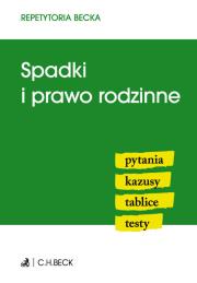 Spadki i prawo rodzinne. Autor: Opracowanie zbiorowe. Dadada.pl Okładka książki Spadki i prawo rodzinne
