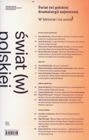 Opakowanie Świat w polskiej dramaturgii najnowszej