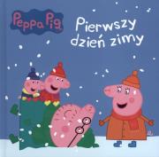 Okładka książki Świnka Peppa. Pierwszy dzień zimy