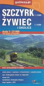 Okładka książki Szczyrk, Żywiec i okolice, 1:9 000 / 1:25 000