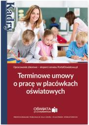 Okładka książki Terminowe umowy o pracę w placówkach oświatowych
