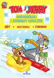 Okładka książki Tom i Jerry Łamigłówki i zabawy.