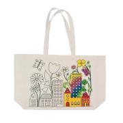 Opakowanie Torba do kolorowania motyw Miasto kwiatów