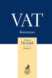 VAT Komentarz. Autor: Michalik Tomasz. Dadada.pl Okładka książki VAT Komentarz