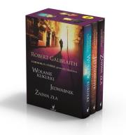 Wołanie kukułki / Jedwabnik / Żniwa zła. Autor: J. K. Rowling. Dadada.pl Okładka książki Wołanie kukułki / Jedwabnik / Żniwa zła