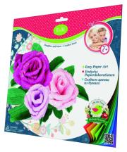 Opakowanie Wykonaj kwiaty z krepiny róże