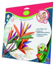 Opakowanie Wykonaj kwiaty z krepiny strelicja