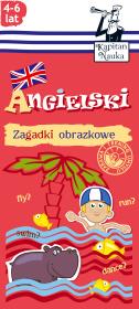 Okładka książki Zagadki obrazkowe Angielski 4-6 lat