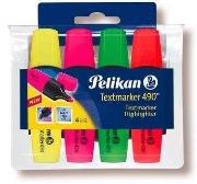 Opakowanie Zakreślacz 490 etui 4 kolory