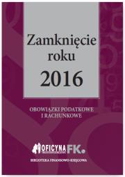 Okładka książki Zamknięcie roku 2016