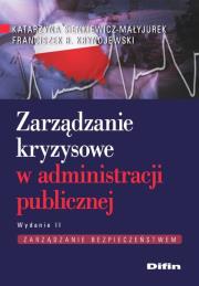 Okładka książki Zarządzanie kryzysowe w administracji publicznej