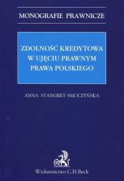 Okładka książki Zdolność kredytowa w ujęciu prawnym prawa polskiego