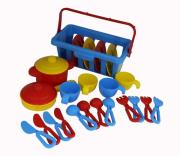 Okładka książki Zestaw naczyń 'TOP chef' z koszem Nr2 na 4 osoby