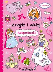 Okładka książki Znajdź i wklej Księżniczki