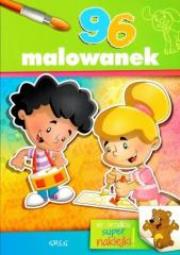 Okładka książki 96 malowanek GREG