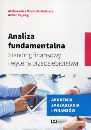 Analiza fundamentalna. Autor: Pieloch-Babiarz Aleksandra, Sajnóg Artur. Dadada.pl Okładka książki Analiza fundamentalna