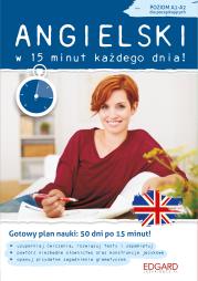 Angielski w 15 minut każdego dnia dla początkujących. Autor: Wypych Samanta. Dadada.pl Okładka książki Angielski w 15 minut każdego dnia dla początkujących