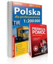 Okładka książki Atlas sam. Polska dla prof.+ Pierwsza pomoc w.2016