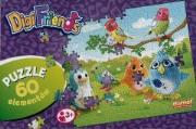 Okładka książki DigiBirds puzzle 60 elementów DUMEL