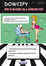 Okładka książki Dowcipy Nr 14 540 zagadek dla dorosłych