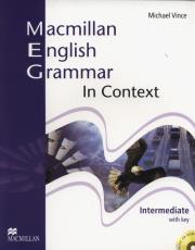 Okładka książki ENGLISH GRAMMAR IN CONTEX INT.(with key)-MACMILLAN