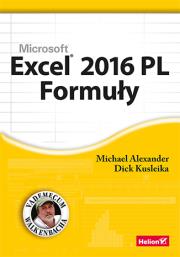 Excel 2016 PL Formuły. Autor: Michael Alexander, Richard Kusleika. Dadada.pl Okładka książki Excel 2016 PL Formuły