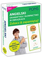 Okładka książki Gramatyka i słownictwo angielskie w obrazkach - zobacz i zapamiętaj!