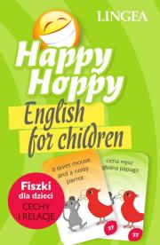 Happy Hoppy Fiszki. Angielski. Cechy i relacje. Autor: Opracowanie zbiorowe. Dadada.pl Okładka książki Happy Hoppy Fiszki. Angielski. Cechy i relacje